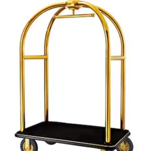 LUGGAGE TROLLEY GOLD Dia.51mm 1050X620X1860