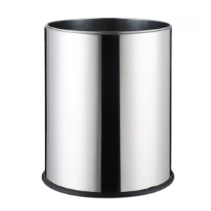 BIN 10Lt. SILVER S/S D22.5xH27cm