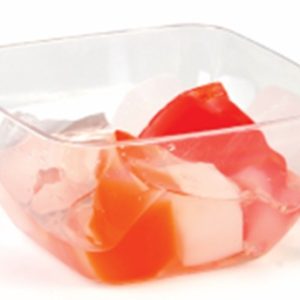 24pcs ROUNDED SQUARE BOWL 145ml